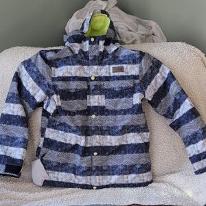 The North Face Kids Raincoat - Blue and Gray
